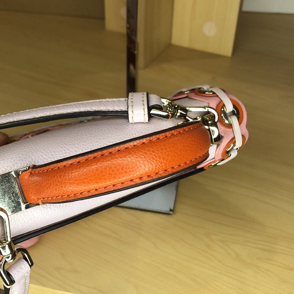 Kate Spade Pink and Orange Scalloped Bag - Picture 7 of 7